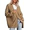 AUTOMET Womens Fall Sweaters Cardigan 2023 Open Front Oversized Button Lightweight Cardigans V Ne... | Amazon (US)