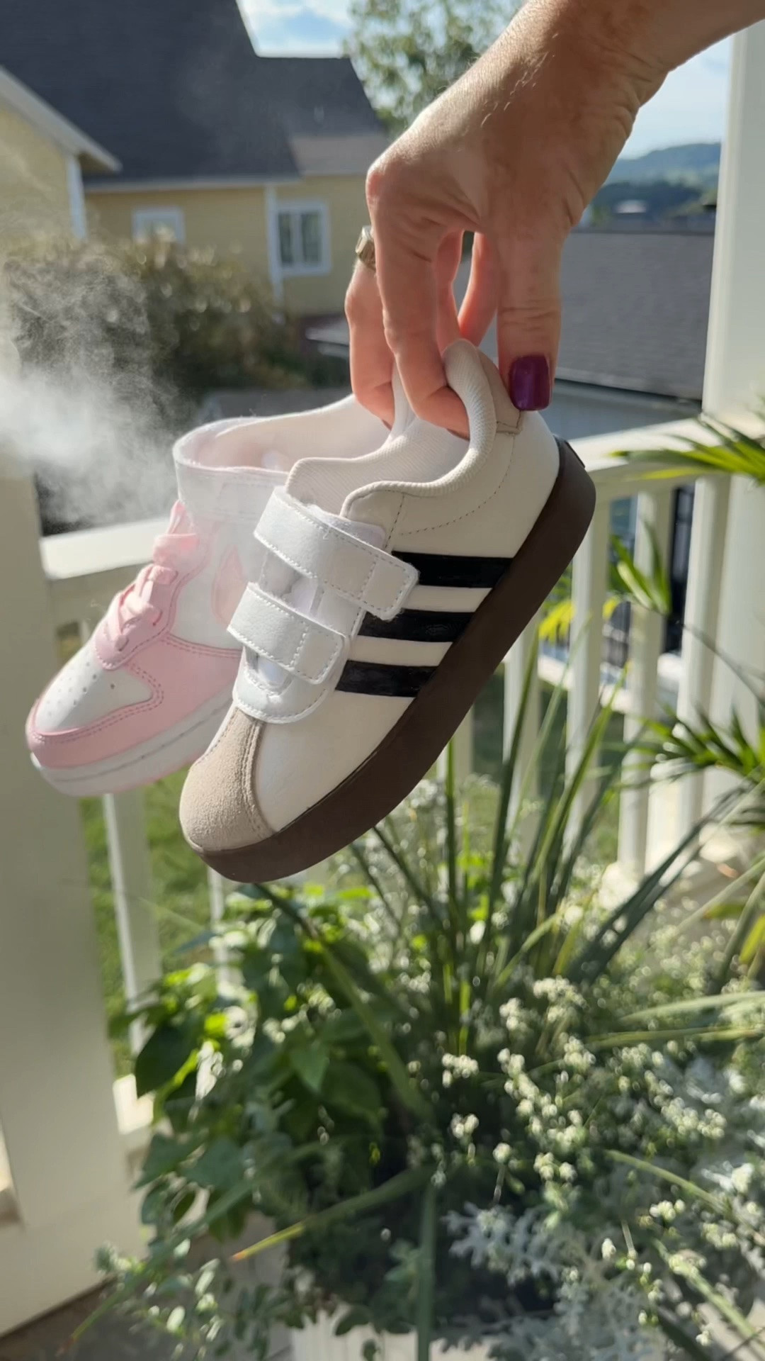 We love this shoe protectant spray and kids shoes!