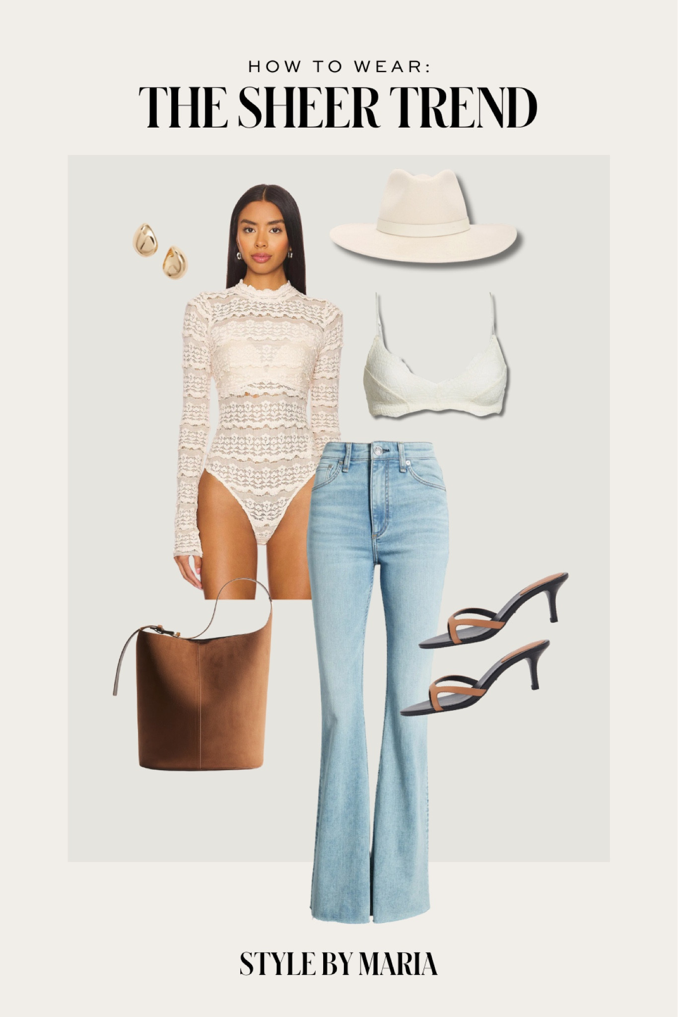 Styling my favorite fall trends - sheer trend / lace trend 
Fall outfit idea
Free people sheer bodysuit
Free people lace bra 
Rag & bone flared jeans 
H&M suede handbag 



#LTKSeasonal #LTKFindsUnder100 #LTKSaleAlert