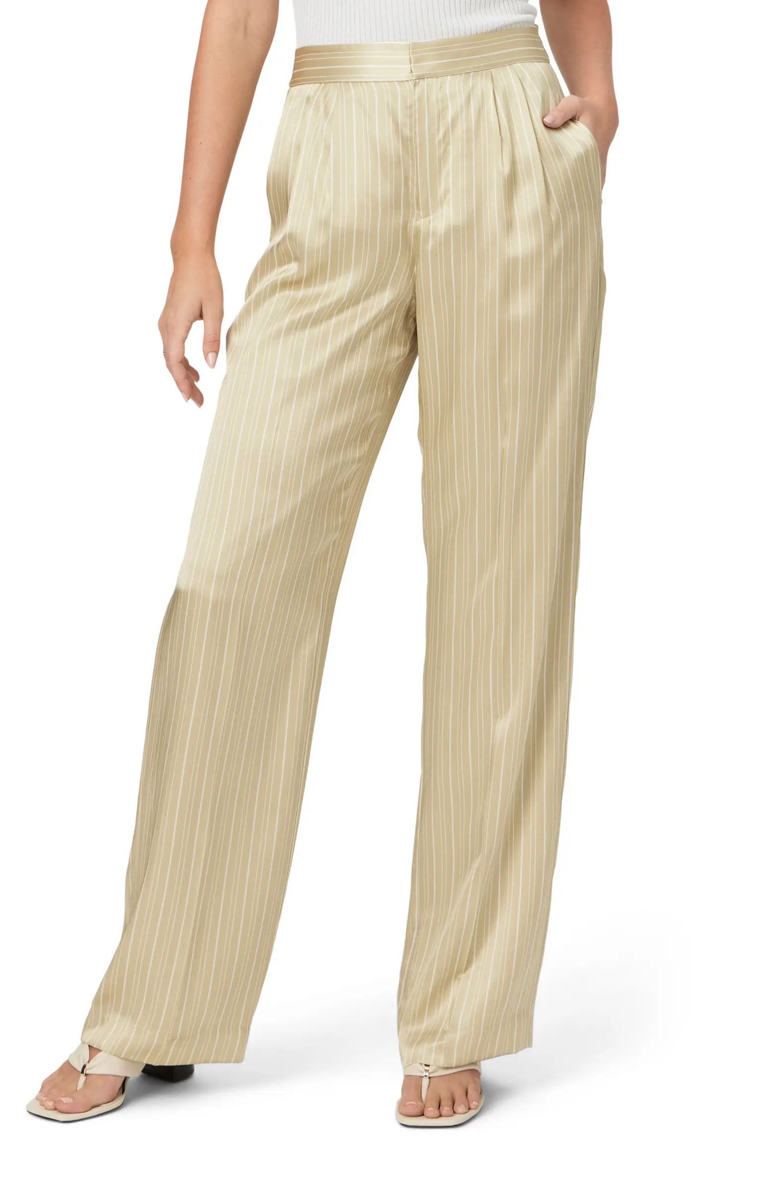 Garrett Stripe Silk Pants | Nordstrom Rack