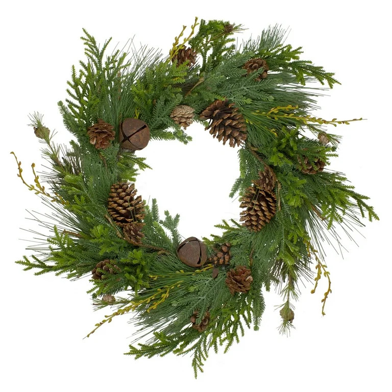Northlight Rustic Pinecone Artificial Christmas Wreath - 26" - Unlit | Walmart (US)