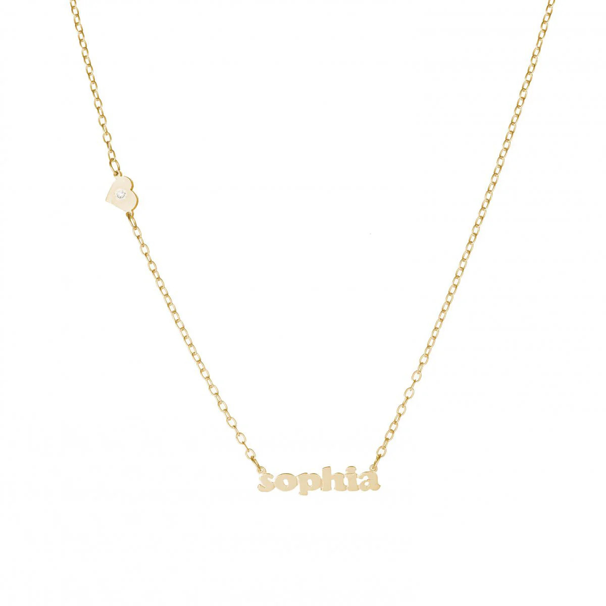 Mini Me With Heart or Star In Chain + Diamond Accent | Lola James Jewelry