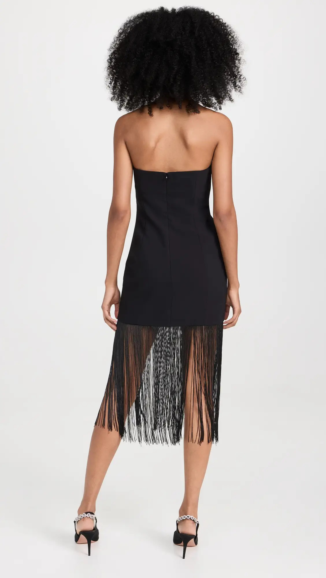 Amanda Uprichard Strapless Puzzle Dress with Fringe | Shopbop | Shopbop
