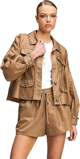 Cinq à Sept Women's rhinestone chain adami jacket | Amazon (US)