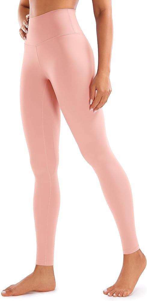 CRZ YOGA Womens Brushed Naked Feeling Workout Leggings 25" / 28"- High Waisted Gym Compression Tu... | Amazon (US)
