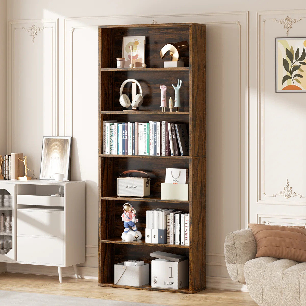 Emedio 70.9" H Standard Bookcase | Wayfair North America
