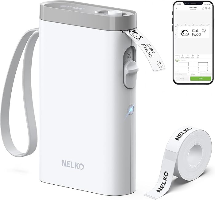 Nelko Label Maker Machine with Tape, P21 Bluetooth Label Printer, Wireless Mini Label Makers with... | Amazon (US)