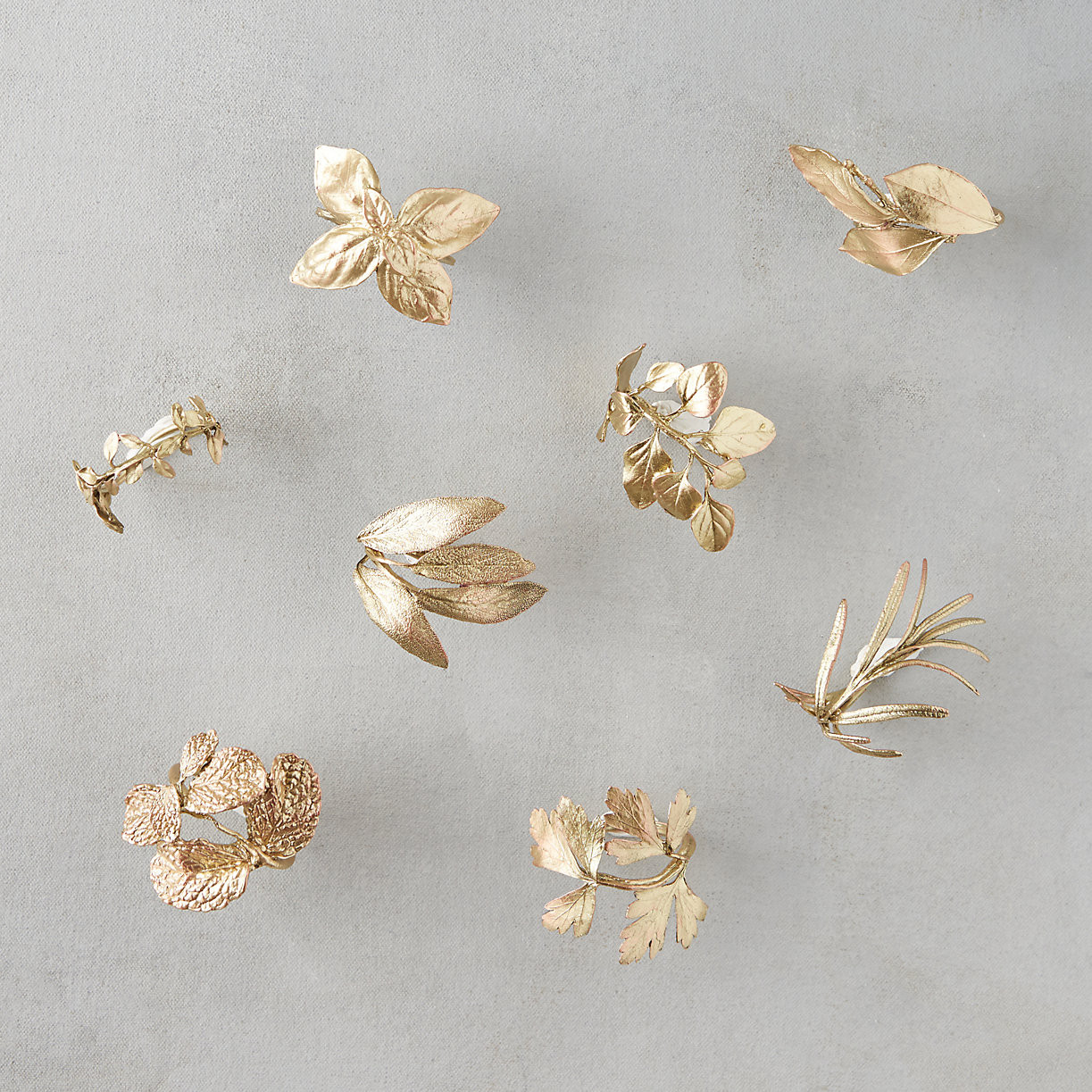 Herb Garden Napkin Rings, Set of 8 | Terrain