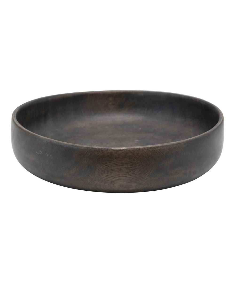 Hello Honey Bowls - Espresso Round Wood Bowl | Zulily