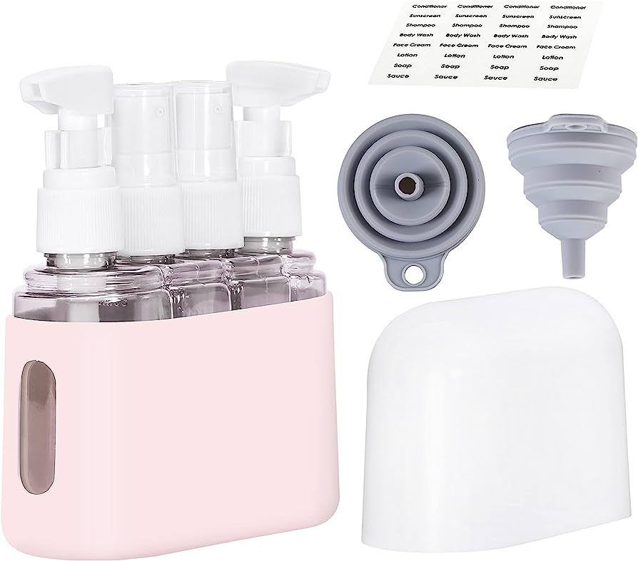 Bpluma Travel Bottles, Leak Proof Containers For Toiletries TSA Approved Airplane Accessories Kit... | Amazon (US)