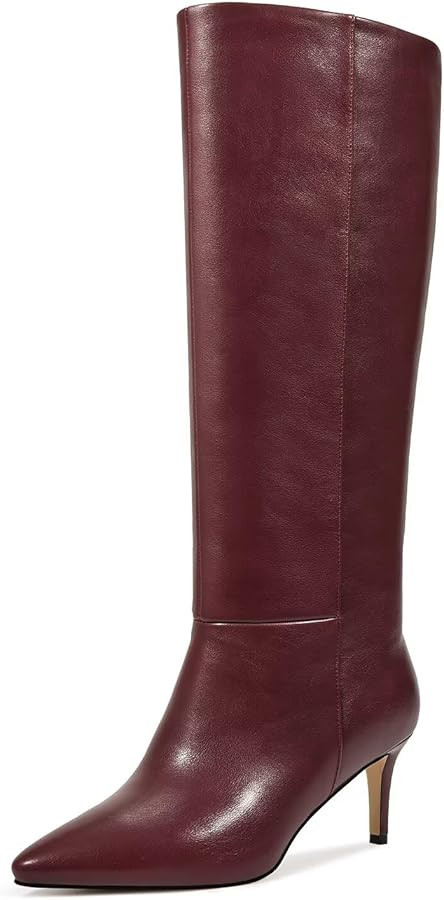 wetkiss Knee High Boots for Women Pointed Toe Design, Classic and Sexy | Amazon (US)