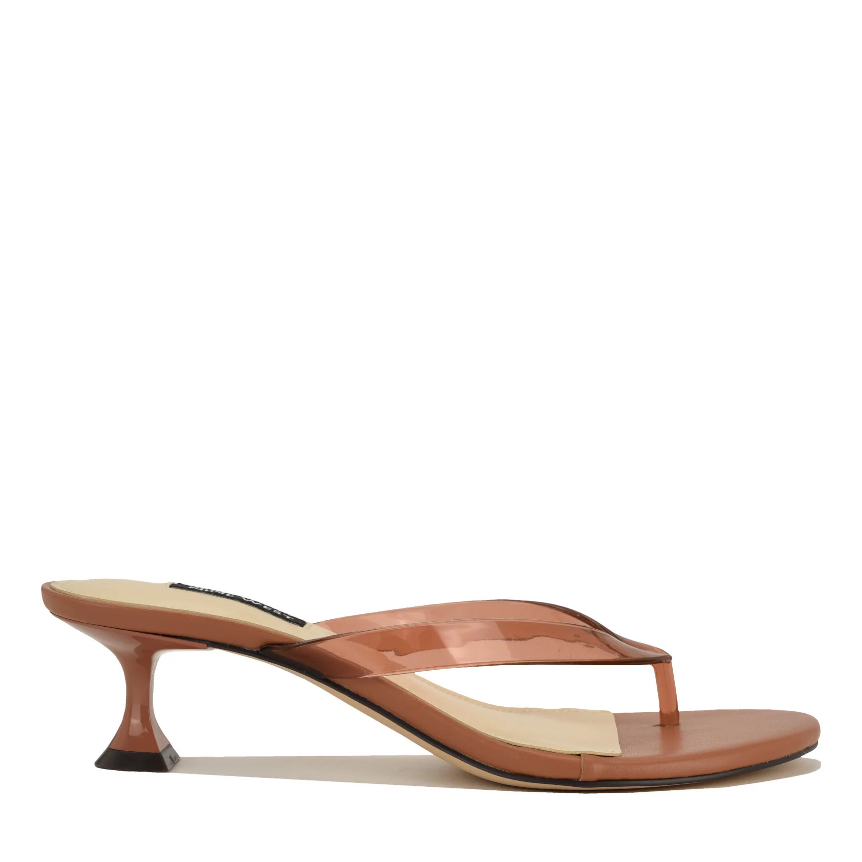 Crisee Heeled Jelly Thong Sandals | Nine West (US)