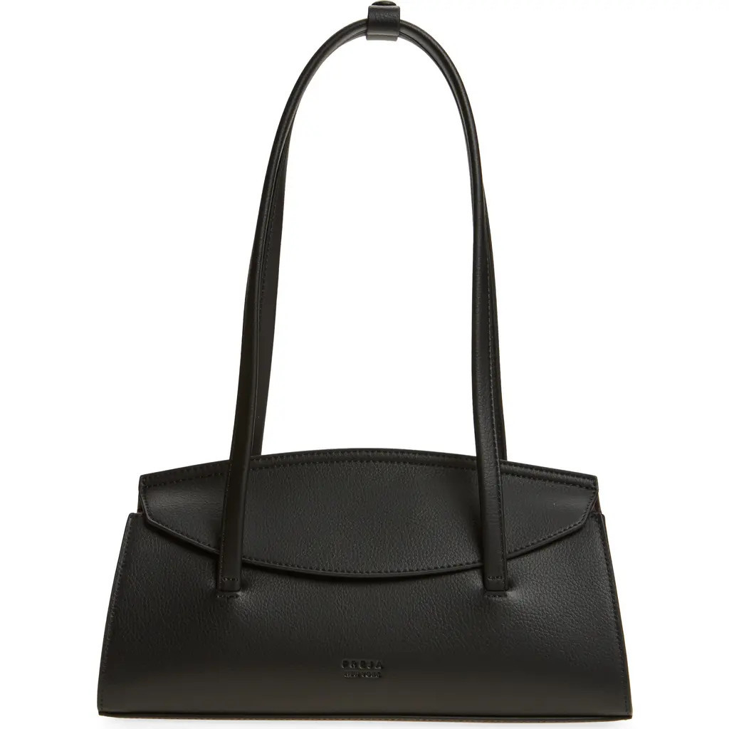 Freja New York Caroline Faux Leather Shoulder Bag in Black at Nordstrom | Nordstrom