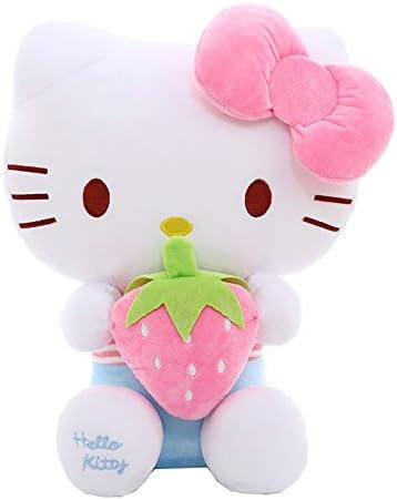 for Hello Kitty Plush Toys,Cute Soft Cat Plush,Stuffed Animals Pillow Toy Kitten Birthday for Gir... | Amazon (US)