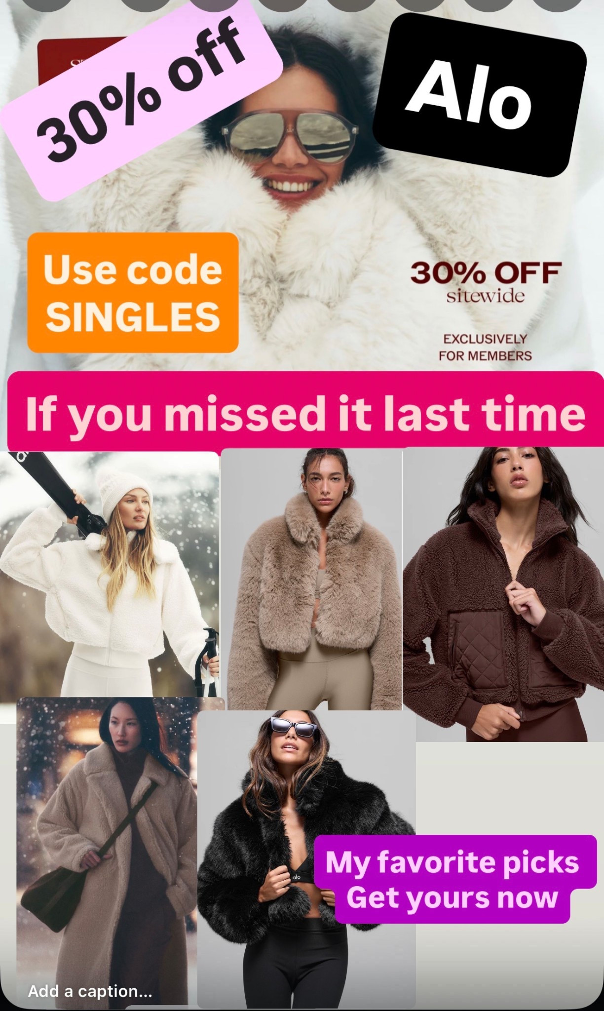 Alo sale 
Use code
SINGLES 
RUN 

#LTKCyberWeek #LTKSaleAlert #LTKActive