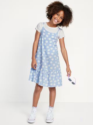 Sleeveless Ruffled-Hem Dress and T-Shirt Set for Girls | Old Navy (US)