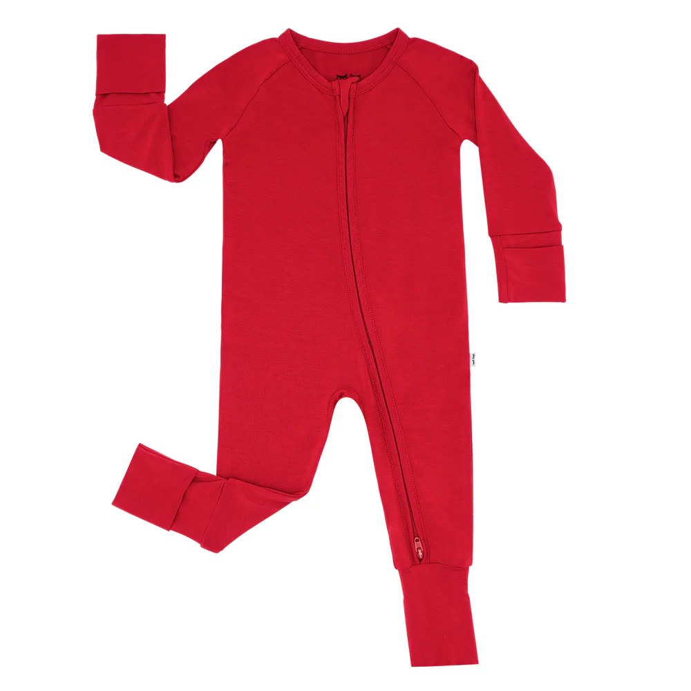 Holiday Red Zippy | Little Sleepies
