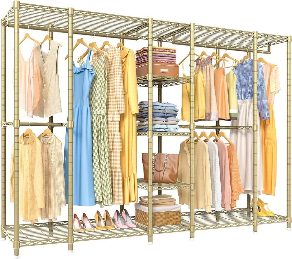 VIPEK V50 Wire Garment Rack Heavy Duty Clothing Rack for Hanging Clothes, Large Freestanding Clos... | Amazon (US)