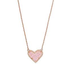 Kendra Scott Ari Heart Adjustable Length Pendant Necklace for Women, Fashion Jewelry | Amazon (US)