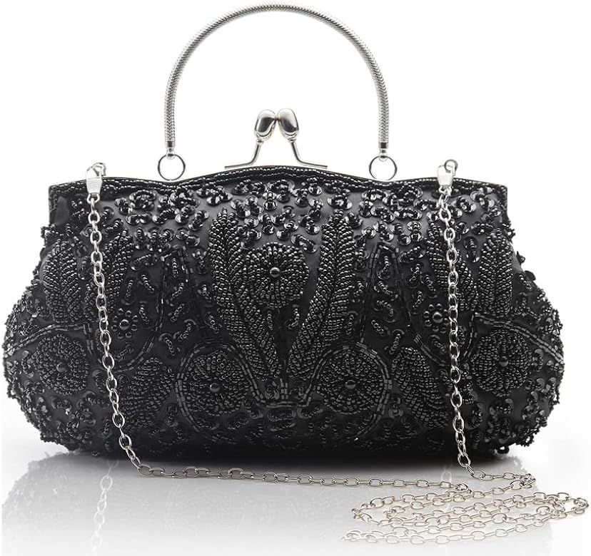 BABEYOND Evening Clutch Purses for Women - 1920s Accessories for Women Gatsby Evening Bag Vintage... | Amazon (US)