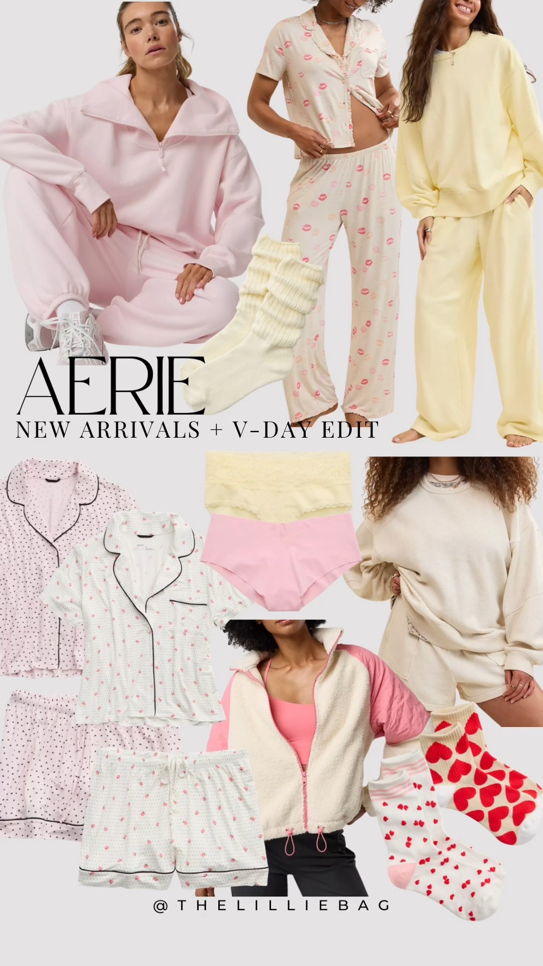 Aerie new arrivals! 

Cozy sets. Pajamas. Valentine’s Day. Matching sets. Butter yellow.

#LTKootd #LTKSeasonal #LTKFindsUnder100