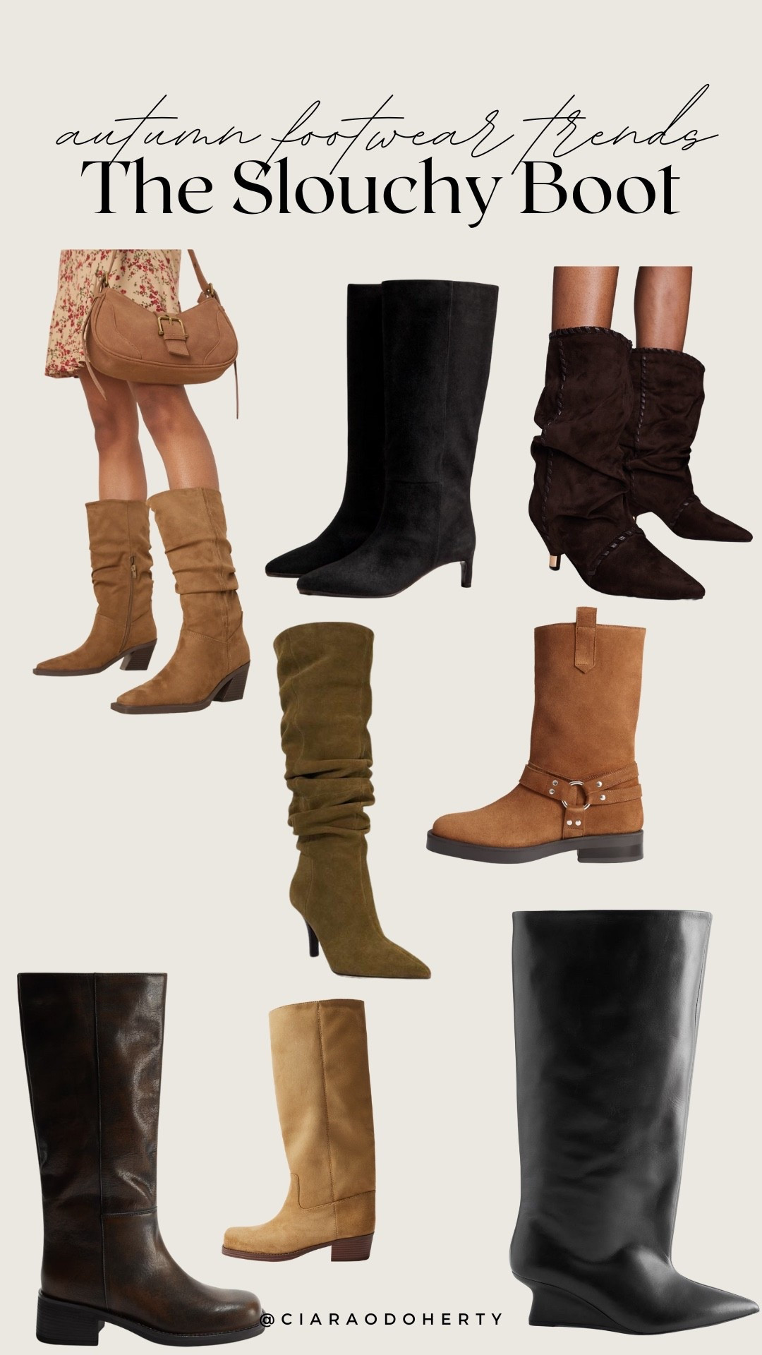 Autumn footwear trends: the slouchy boot
Suede, biker, leather, knee high 

#LTKireland #LTKeurope #LTKautumn
