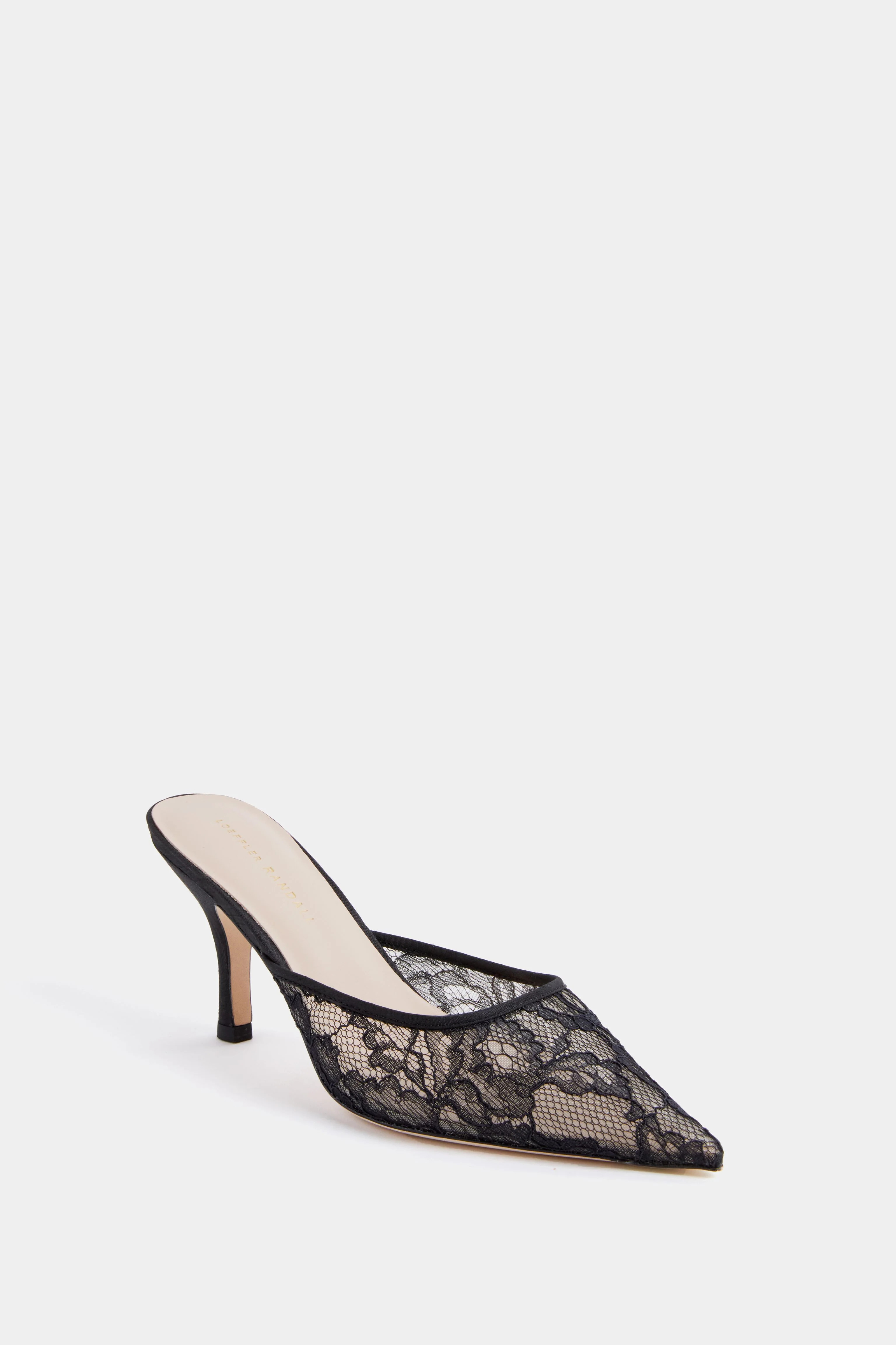 Black Lace Layla Heels | Tuckernuck (US)