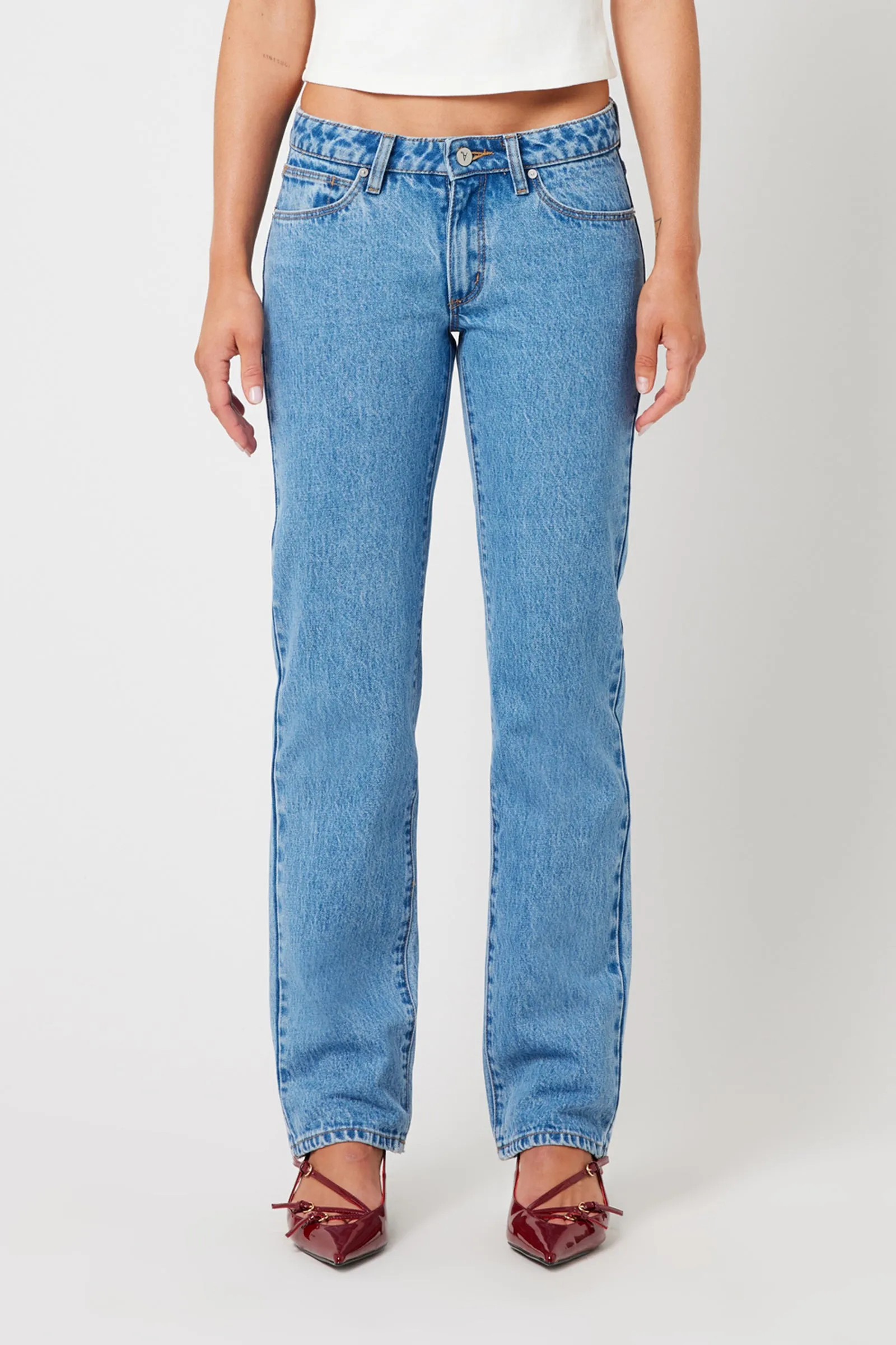 99 Low Straight Katie Organic | Abrand Jeans US