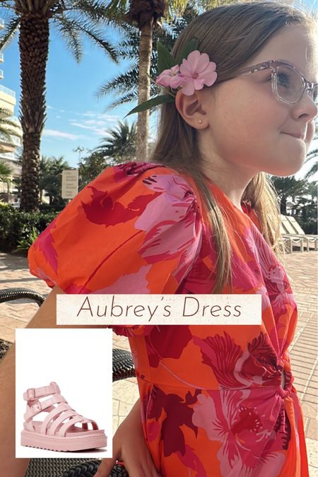 Aubrey’s Dress! TTS. 

Her sandals are so cute and comfy too! 


#LTKunder50 #LTKstyletip #LTKkids