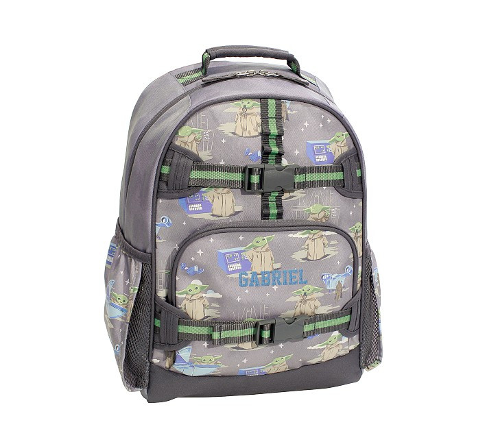 Mackenzie The Mandalorian™ Grogu™ Glow-in-the-Dark Backpacks | Pottery Barn Kids
