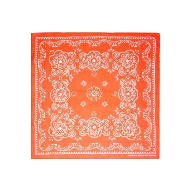 Time and Tru Western Star Bandana Orange - Walmart.com | Walmart (US)