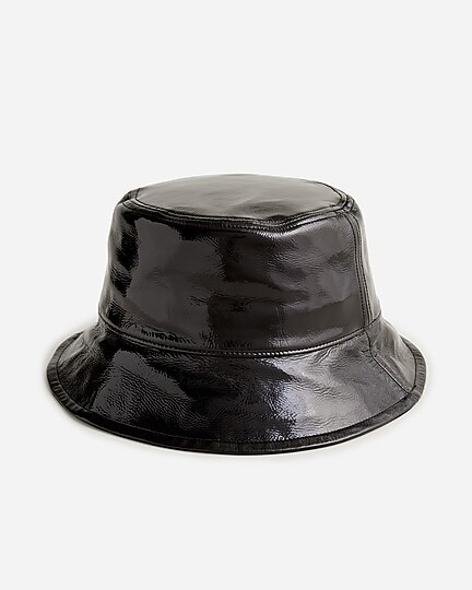 Collection leather bucket hat | J. Crew US