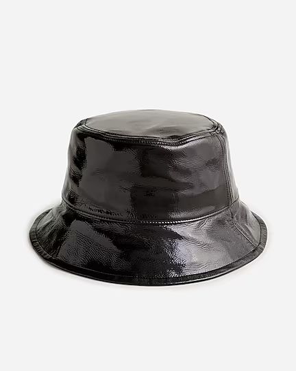 Collection leather bucket hat | J.Crew US
