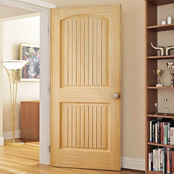 Paneled Solid Wood Unfinished Colonial Standard Door | Wayfair North America