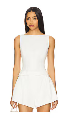 Lovers and Friends Nysa Top in White from Revolve.com | Revolve Clothing (Global)