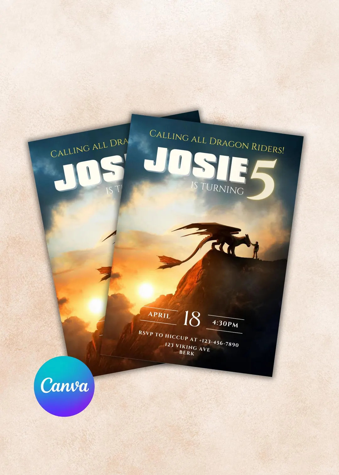 Toothless Birthday Invitation: How to Train Your Dragon, Editable (digital File) - Etsy | Etsy (US)