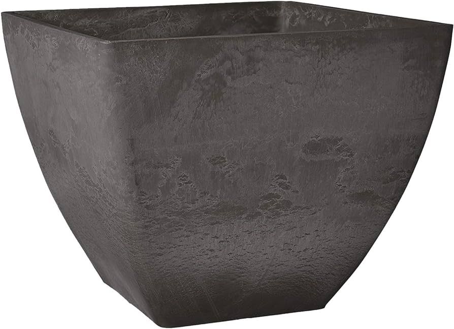 PSW Arcadia Garden Products FB40DC Simplicity Square, 16 x 16 x 13, Dark Charcoal, 16 by 16 by 13... | Amazon (US)