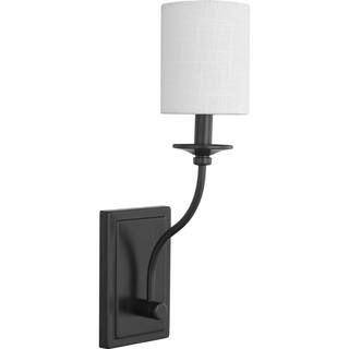 Progress Lighting Bonita 1-Light Black Wall Sconce P710018-031 - The Home Depot | The Home Depot