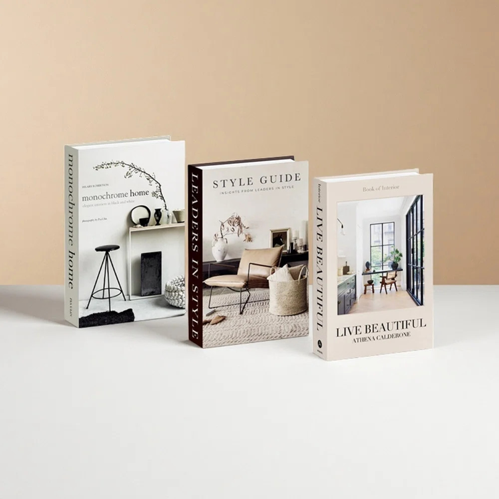 Books And Media Decorative Book (Set Of 3) (Set of 3) | Wayfair North America