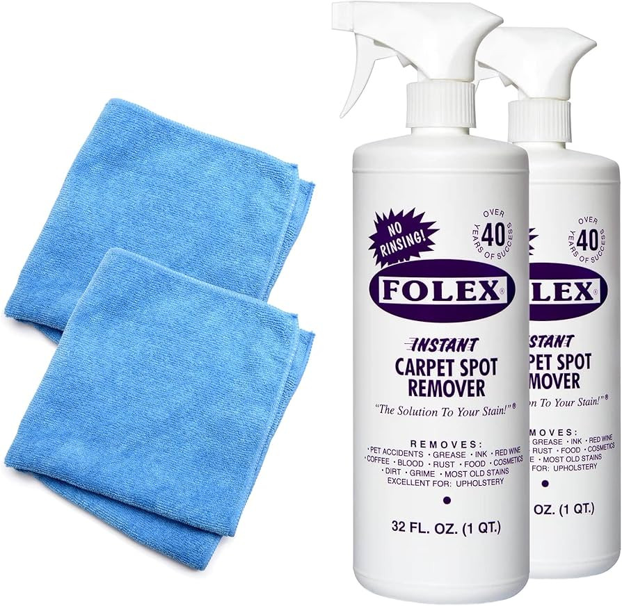 Black Swan Distributors - 2 Pack - Two FOLEX Instant Carpet Spot Removers (32 oz) & Two Reusable ... | Amazon (US)