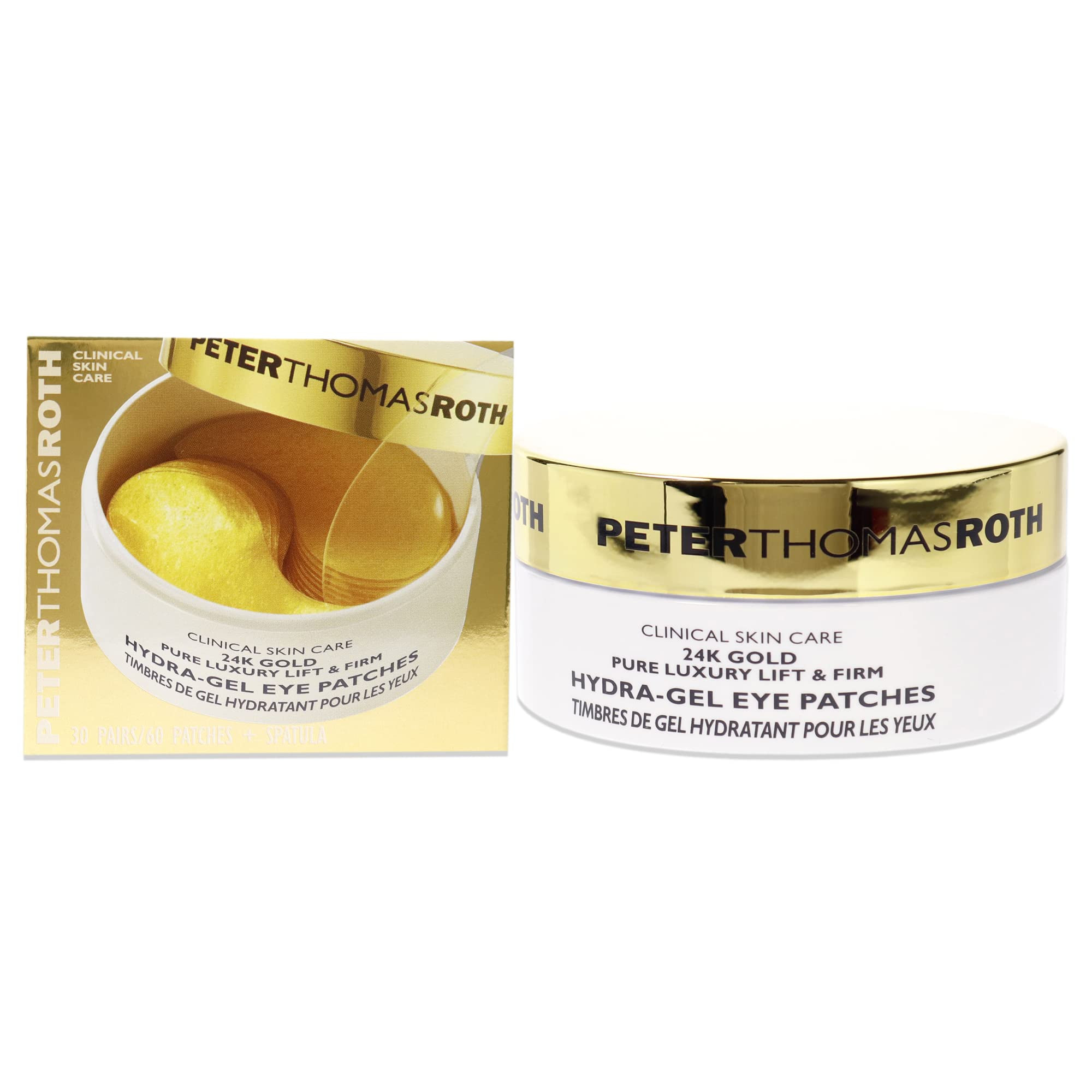 Peter Thomas Roth | 24K Gold Pure Luxury Lift & Firm Hydra-Gel Eye Patches | Anti-Aging Under-Eye... | Amazon (US)