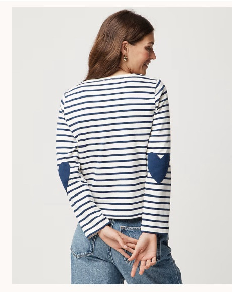 On sale - the hearts on the elbows are too cute! It also comes in pink. 


#valentines #hearttop #salefinds #jcrewfactory #jcrewsale #LTKU #LTKOver40 

#LTKSaleAlert #LTKSeasonal #LTKFindsUnder50