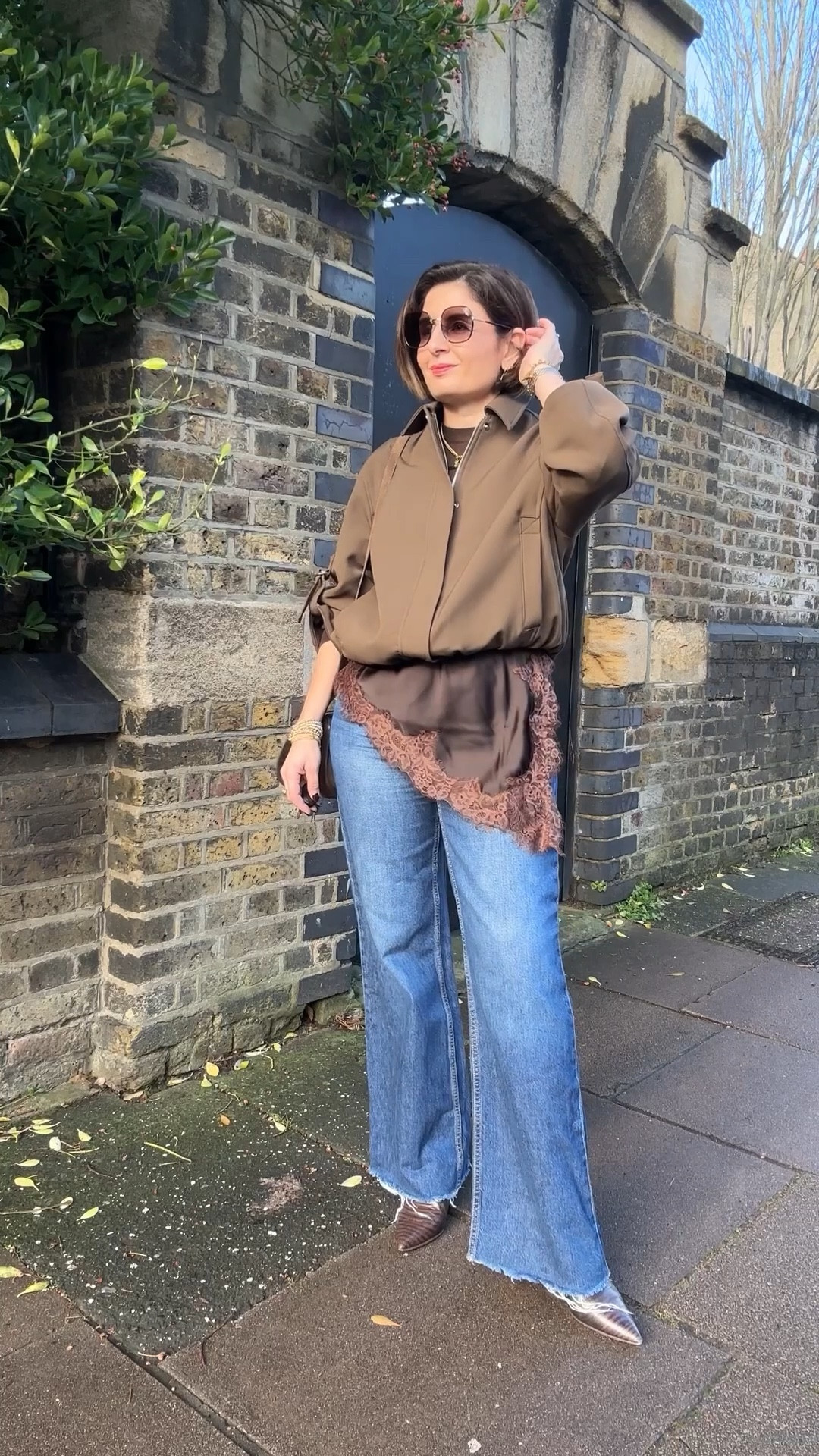 Love this knit/cami combo & the jacket is Zara code 3046/050/705
Wearing the size small in both. 


#LTKuk #LTKFashionMonth #LTKspring