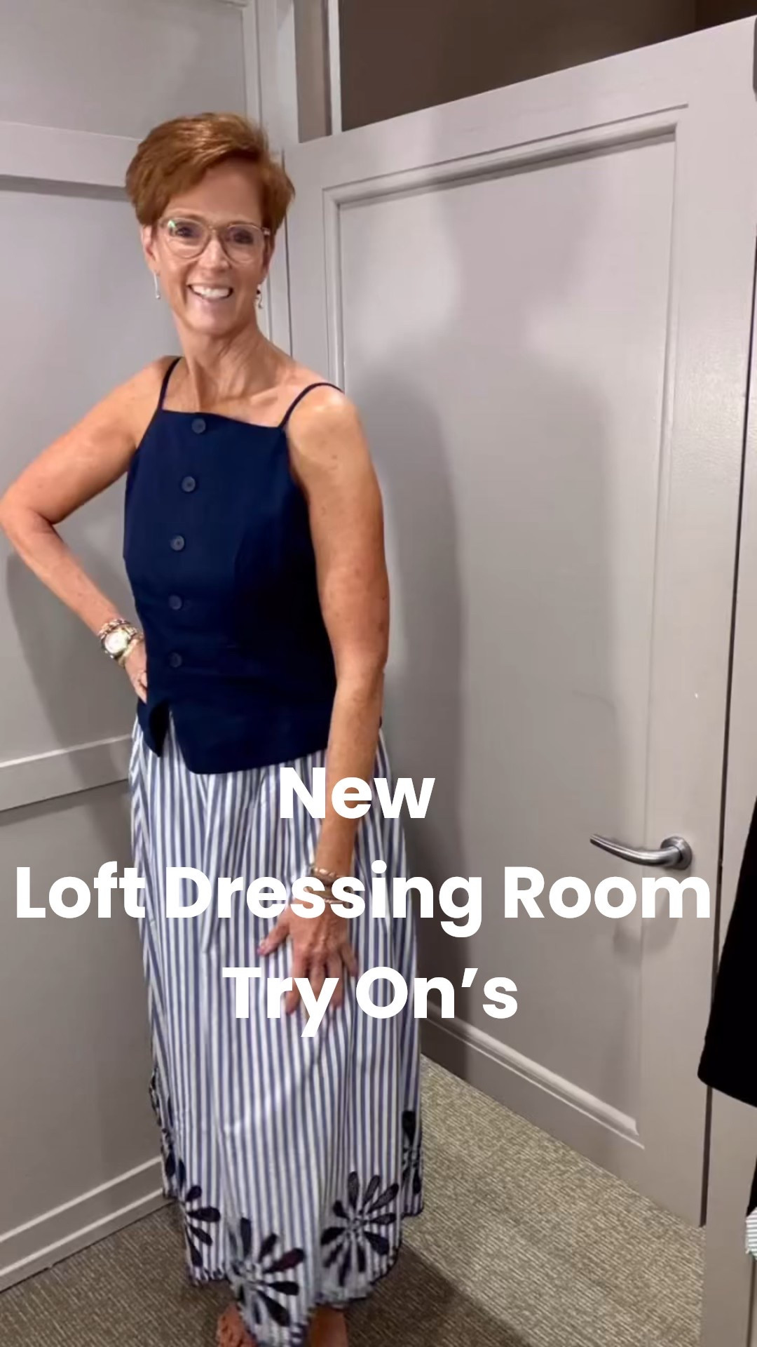 ✨ Spring into Style with a New Try On Reels Series! 

Get ready to refresh your wardrobe! 
In today’s reel, I’m showing you 4 stunning navy blue looks that are perfect for spring and summer outings.
From a chic striped midi skirt to a classic strapless midi dress, these timeless pieces are designed to elevate your everyday style—especially for fabulous women over 40! 

Looks Featured: 
1️⃣ Navy Blue Vest & Striped Midi Skirt 
2️⃣ Navy Blue Strapless Midi Dress 
3️⃣ Navy Blue Smocked Bodice Sundress 
4️⃣ Navy and White Stripe Rib Knit Tank Dress 

Which look is your favorite? Let me know in the comments! 💬👇 
Tap the link in bio to shop these looks directly via ShopMy!** 
Be sure to **SAVE** this reel for style inspo and **SHARE** it with your friends who love timeless fashion!
Follow along for more classic style tips, in-store try-ons, and exclusive links to ShopMy! 
Hit that follow button and join our fabulous community!

 #FashionInspo #TimelessStyle #WomenOver40 #SpringFashion #SummerStyle #EverydayFashion #ShopMy #StyleInspo #FashionReels #NavyBlue #WardrobeEssentials #ClassicLooks #FashionCommunity #TryOnHaul #ReelItFeelIt #FashionForAllAges#ShopMyStyleOver50 #LoftCreator #loveloft

#LTKOver40 #LTKFindsUnder100 #LTKStyleTip