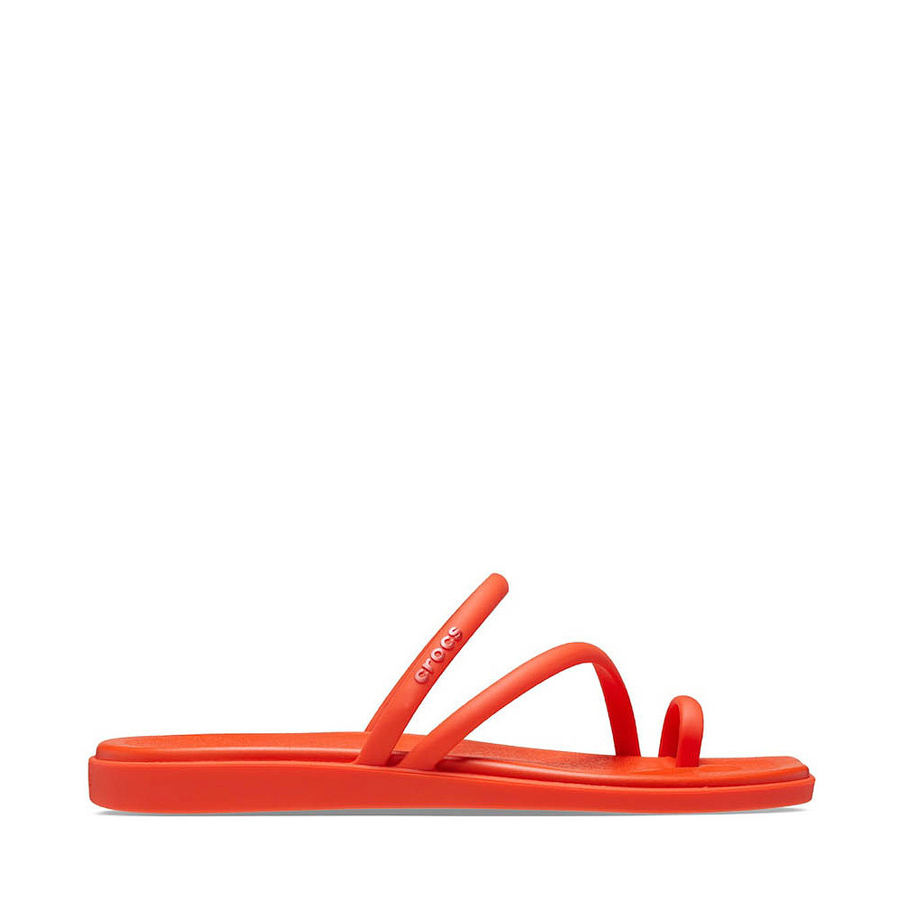 Womens Crocs Miami Toe Loop Sandal - Lava | Journeys
