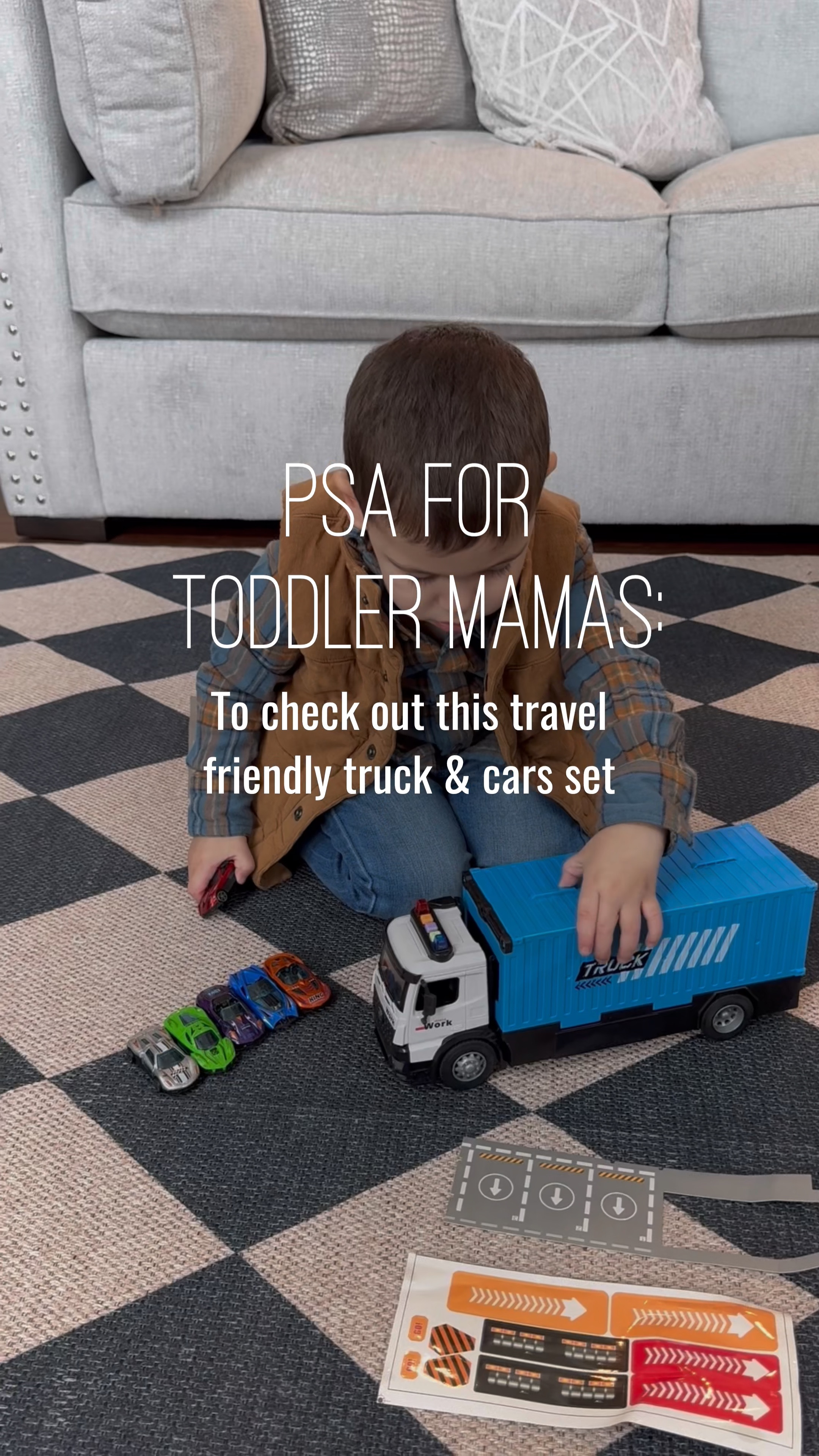 Comment TRUCK for a dm with the link 🔥 Found the most travel friendly truck and cars set! Use code dsy9847 in the @temu app today 🏎️ 🔥 or click the link https://app.temu.com/k/uz5pgmi0fnk

#Temulookbook #temustyle #temu  #temufinds  #shoptemu #toddlertoys #boymom #boymama #toddlermomlife 


#LTKFamily #LTKKids