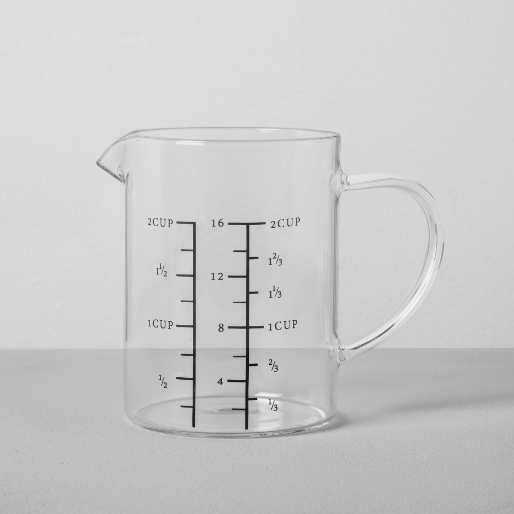 2 Cup Glass Measuring Pitcher - Hearth & Hand with Magnolia | Target