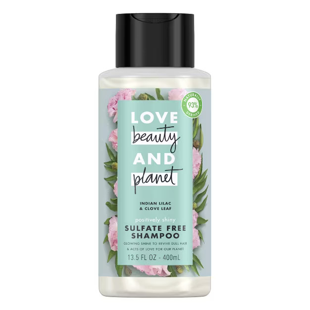 Love Beauty and Planet Indian Lilac and Clove Leaf Positively Shine Sulfate Free Shampoo - 13.5 f... | Target