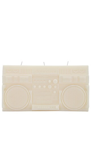 Boombox Candle in White | Revolve Clothing (Global)