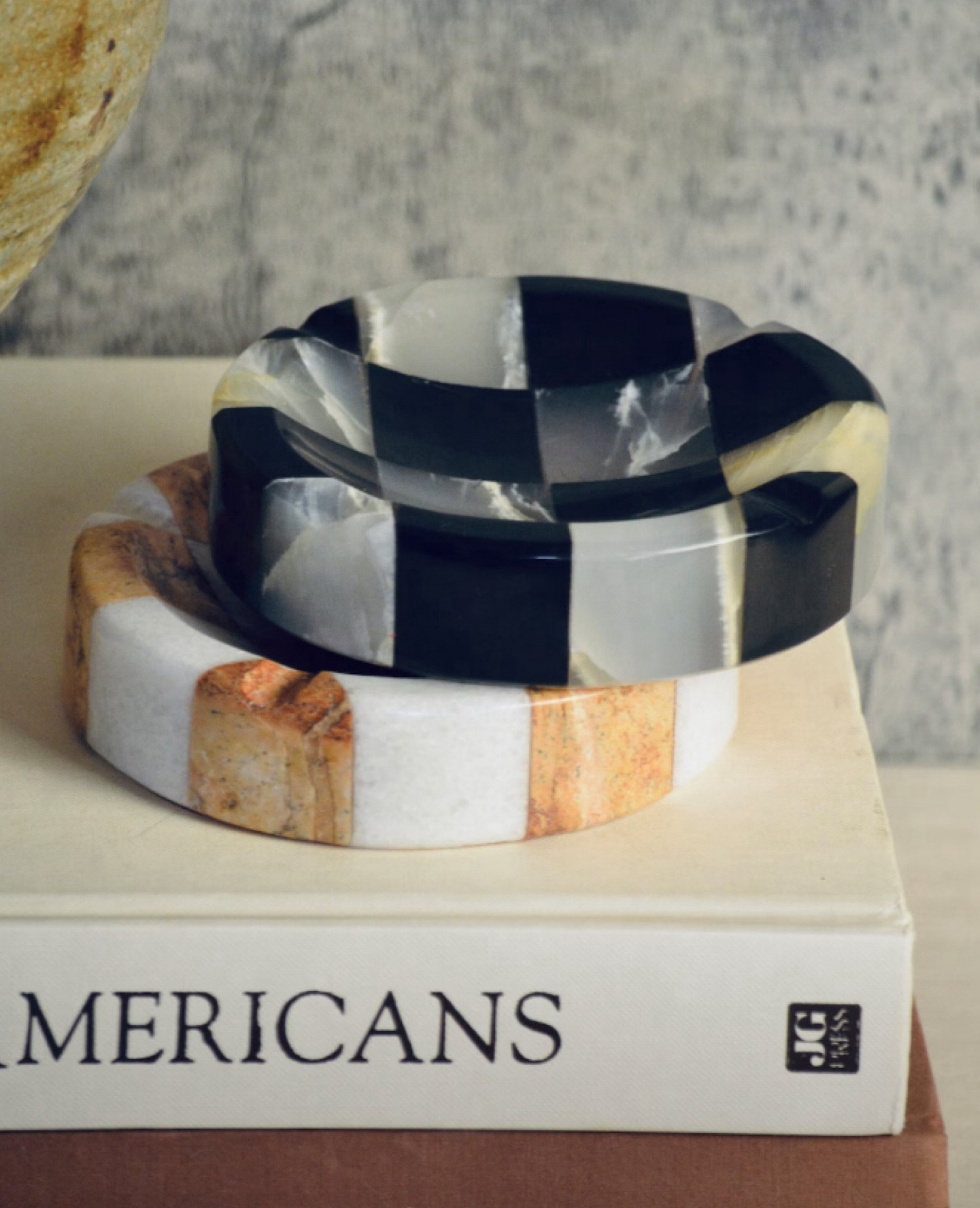 Black and white checkered onyx Catchall ✨

#LTKhome #LTKGiftGuide